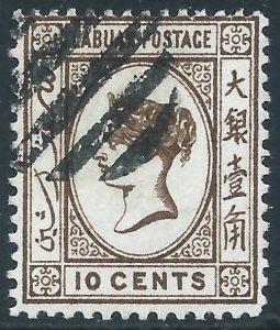 Labuan, Sc #36, 10c Used