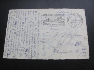 Germany 1940 FRANKFURT NAZI HEADQUARTERS PHOTO USED (167)