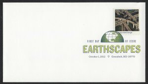 #4710o Earthscapes: HWY Interchange, Digital Color FDC **ANY 5=FREE SHIPPING**