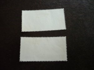 Stamps - Malaysia - Scott# 108, 110 - Used Part Set of 2 Stamps