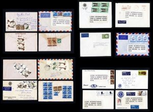 240 Lions Club of the World Covers to Lions International - Shipping Included