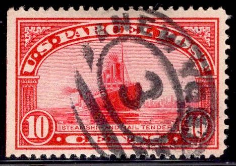 US Stamp #Q6 10c Carmine Rose Parcel Post USED SCV $3.00