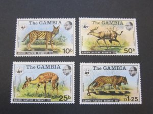 Gambia 1976 Sc 341-44 set MNH