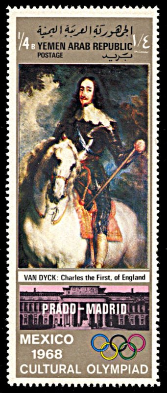 Yemen 259, MNH, Van Dyck Painting in Prado Museum