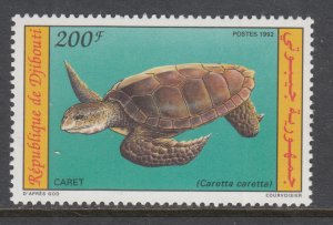 Djibouti 705 Turtle MNH VF