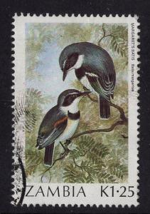 Zambia   #382   used  1987  birds  1.25k  Margaret`s batis