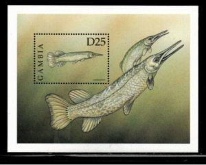 Gambia 1999 - Dinosaurs - Scott #2141 - Souvenir Stamp Sheet - MNH