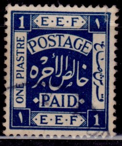 Palestine, 1918, EEF, 1p, sc#9, used