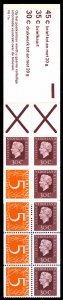 Netherlands 1969-75 Scott #461d Booklet Mint Never Hinged