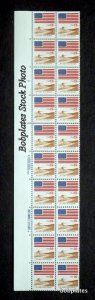 BOBPLATES #1890 Flag Grain Plate Block of 20 F-VF NH ~ See Details for #s/Pos