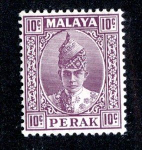 190 BCX  1938 Perak Sc.# 90 Mvlh*  cv $18 ( Offers welcome )