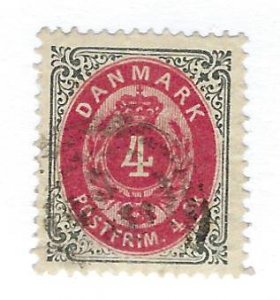 Denmark SC#18 Used F-VF...Worth a Close Look!