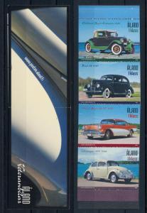 [58604] Aland 2005 Vintage cars Ford Volkswagen Buick Oakland Compl. Booklet MNH