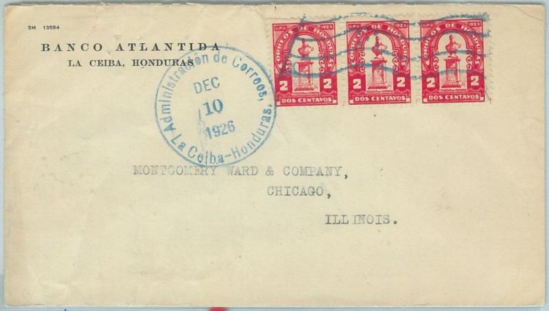 67222 -  HONDURAS - Postal History -  COVER to the USA 1926