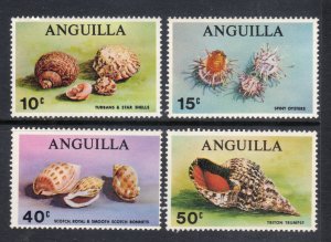 ANGUILLA 74-7 MNH VF SeaShells Complete set