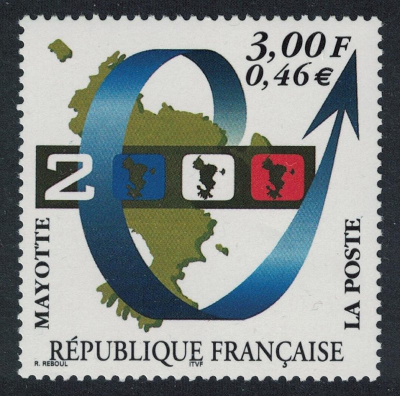 Mayotte Year 2000 SG#100