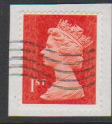 GB QE II Machin SG U2968a - 1st vermillion  - date code M14L - Source  B 