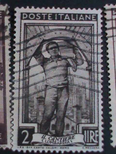 ​Italy Stamp: Very Old antique used Stamp set #3 Rare- very hard to find.