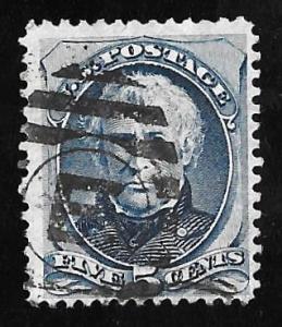 #179 5 cents Fancy Cancel SUPERB E Cancel Stamp used F