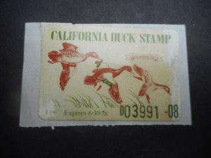 California Duck Stamp # 7 Mint
