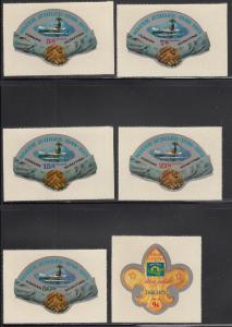 Tonga 1973 MH Sc 322-326, C130-C134, CO69-CO71 Tongan Boy Scouts 25th anniver...