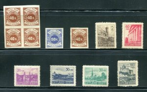 x215 - ESTONIA 1920s-30s Lot of Various Stamps. Mint MH