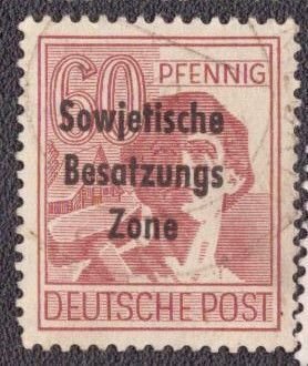 Germany DDR Russian Occupation - 10n14 1948 used