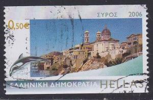 Greece # 2266, Syros Island View, Used