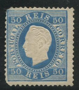 Portugal - Scott 43 - King Luiz Definitive - 1870 - MNG - Single 50r Stamp