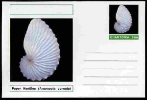 CHARTONIA, Fantasy - Paper Nautilus - Postal Stationery Card...
