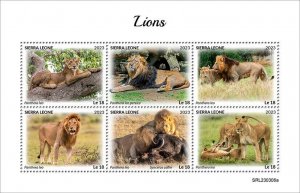 2024 05 - SIERRA LEONE - LIONS                  6V  complet set    MNH **