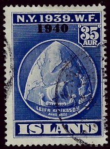 Iceland SC#233 Used F-VF SCV$32.50...fill a great spot!!