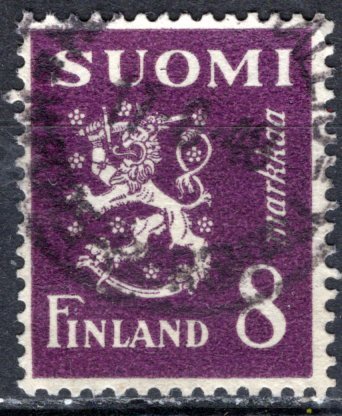 Finland; 1946: Sc. # 176H: Used Single Stamp