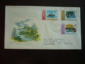 Postal History - Norfolk Island - Scott# 111-113 - First Day Cover