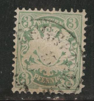 Bavaria German State Scott 38 used 1876