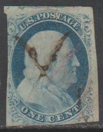 U.S.  Scott #9 Stamp - Used Single