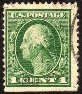 1912, US 1c, Washington, Used, Sc 405