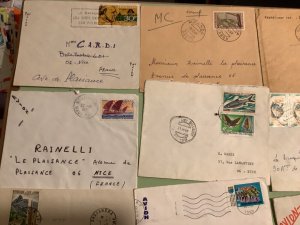 French Colonies 16 postal cover  items  Ref A1848