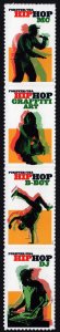 NEW ISSUE (55¢) Hip Hop Strip of Four (2020) SA