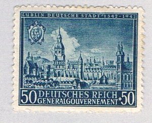 Poland German Occupation NB17 MLH 600 years Lublin 1 1942 (BP83628)