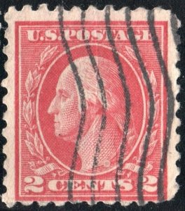 SC#425 2¢ Washington Single (1914) Used