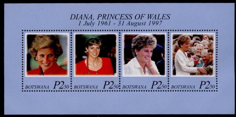 Botswana 663 MNH Princess Diana