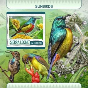 [950 08]- YEAR 2017 - SIERRA LEONE - BIRDS     1V   complet set  MNH/**