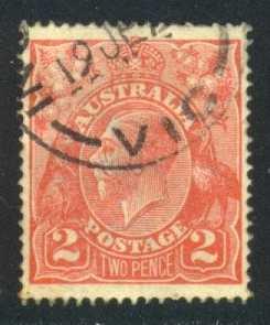 Australia #28 King George V, used (3.25)