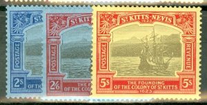 JT: St Kitts Nevis 52-61, 63 mint CV $253; scan shows only a few