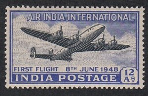India # C7, Lockheed Constellation, Mint  NH, 1/2 Cat.