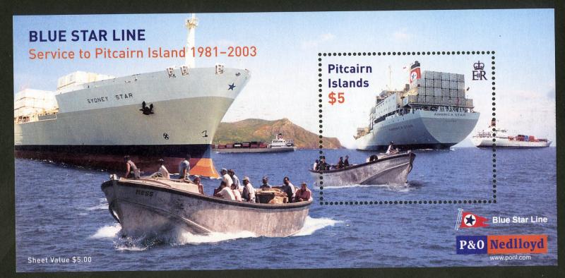 PITCAIRN ISLANDS 571 MNH S/S  SCV $11.00 BIN $6.00  SHIPS