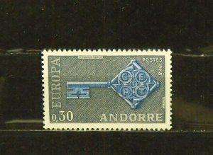 13481   ANDORRA, French   # 182   MNH                     CV$ 6.50