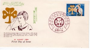 Ryukyu Islands 1964 Sc 121 FDC-4