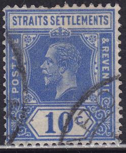 Straights Settlements 159 USED 1918 King George V